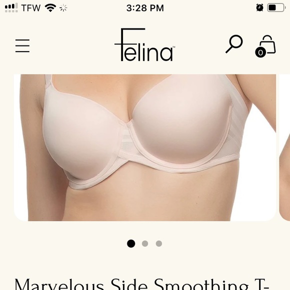 NWT in bag Felina bra Marvelous Smooth 40C - Picture 4 of 7